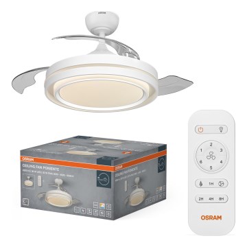 Osram - Hämardatav LED laevalgusti ventilaatoriga PONIENTE LED/36W/230V 3000/4000/6500K + kaugjuhtimispult