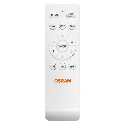 Osram - hämardatav LED laeventilaator FOHN LED/18W/230V 3000/4000/6500K + kaugjuhtimispult