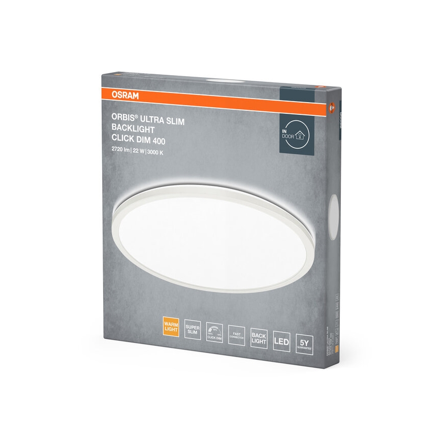 Osram - hämardatav LED lakkevalgusti ORBIS LED/22W/230V valge