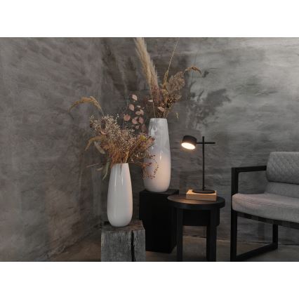 Osram - Hämardatav puutetundlik LED-laualamp DECOR KYOTO LED/12W/230V CRI 90 must