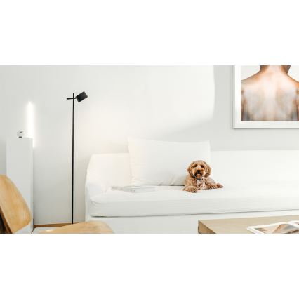 Osram - Hämardatav puutetundlik LED-põrandalamp DECOR KYOTO LED/12W/230V CRI 90 must