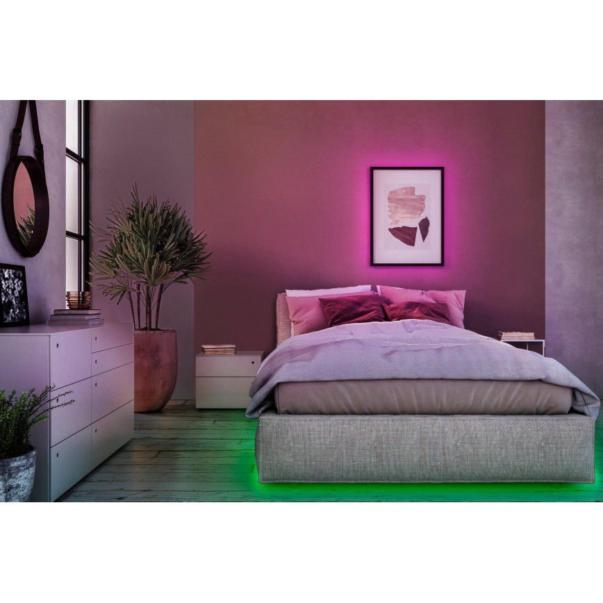 Osram - LED RGB hämardatav riba FLEX BATTERY 5m LED/5W/4xAA + kaugjuhtimispult