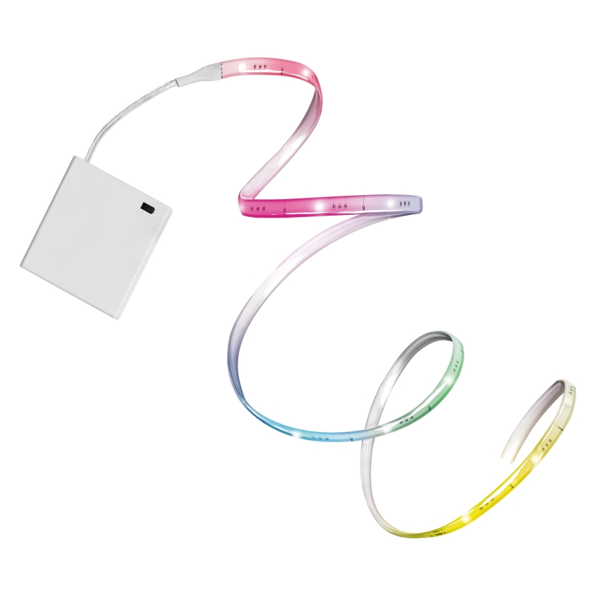 Osram - LED RGB hämardatav riba FLEX BATTERY 5m LED/5W/4xAA + kaugjuhtimispult