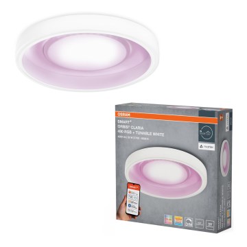 Osram- hämardatav LED RGBW laevalgusti SMART+ CLARIA LED/32W/230V läbimõõt 49 cm 2700-6500K Wi-Fi