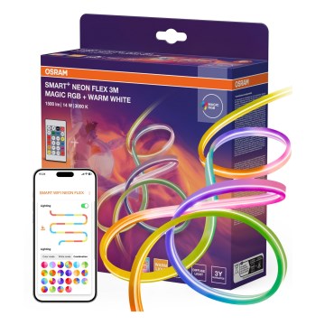 Osram - hämardatav LED RGBW välistingimustele sobiv riba SMART+ MAGIC 3m LED/14W/230V IP44 Wi-Fi + kaugjuhtimispult