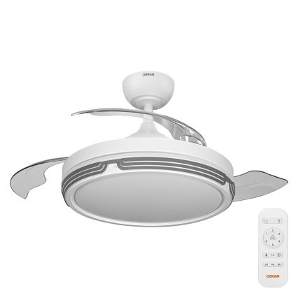 Osram - hämardatav LED-laevalgusti ventilaatoriga LEVECHE LED/36W/230V 3000/4000/6500K + kaugjuhtimispult