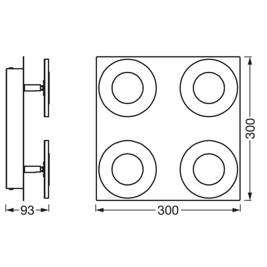 Osram - LED hämardatav vannitoa laevalgusti SMART+ WAVE LED/24W/230V 3000-6500K IP44 Wi-Fi