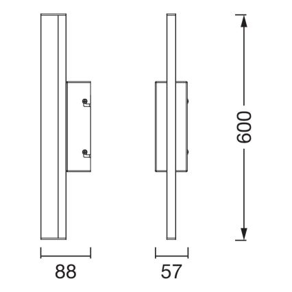 Osram - LED puutekontrolliga hämardatav vannitoa peegli valgusti ORBIS MIRROR LED/10W/230V 60 cm 3000/4000K IP44 beež