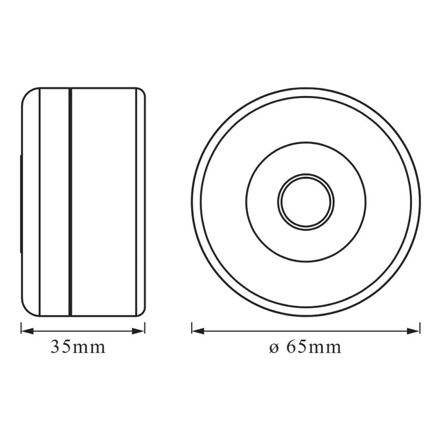 Osram - LED hämardatav suunavalgusti DOT-IT LED/0,45W/5V 500 mAh valge