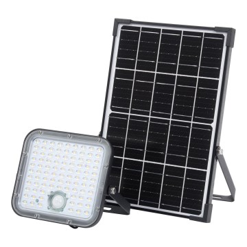 Osram - hämardatav päikesepaneeliga LED-prožektor anduriga ENDURA LED/30W/6,4V 4000K IP65 must + kaugjuhtimispult