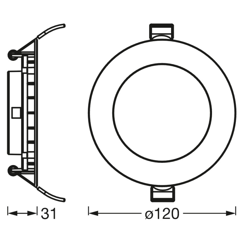 Osram - LED hämardatav süvistatav laevalgusti SMART+ DOWNLIGHT LED/8W/230V 3000-6500K Wi-Fi