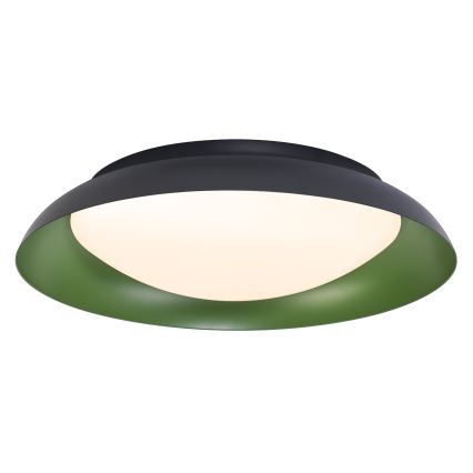 Osram - hämardatav LED-laelamp ORBIS PLATE LED/35W/230V, läbimõõt 43 cm, roheline/must