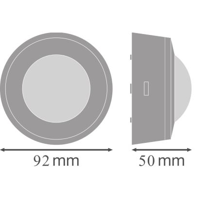 Osram - infrapuna liikumisandur 230 V, IP44, valge