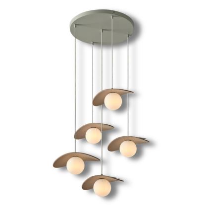 Osram - Kaabliga rippvalgusti DECOR PEARL 5xG9/5W/230V beež