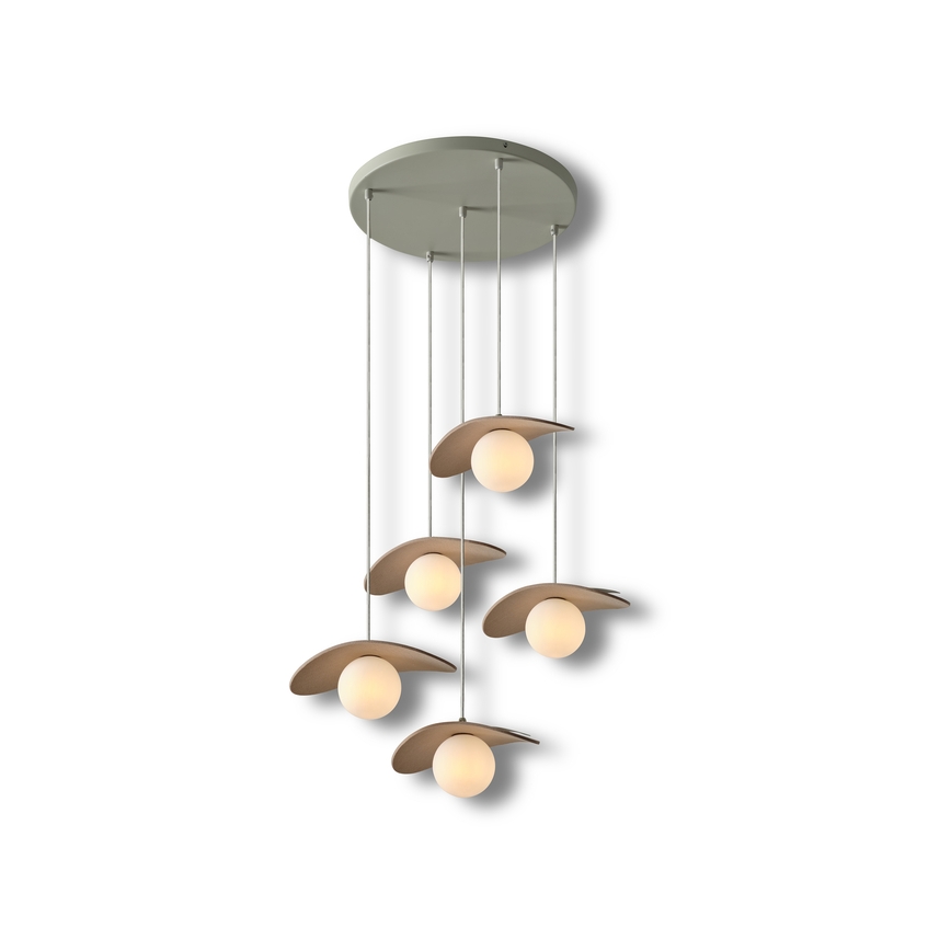 Osram - Kaabliga rippvalgusti DECOR PEARL 5xG9/5W/230V beež