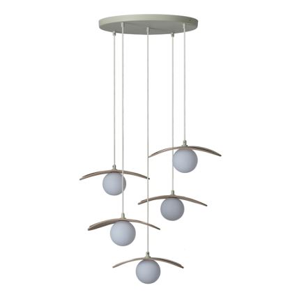 Osram - Kaabliga rippvalgusti DECOR PEARL 5xG9/5W/230V beež