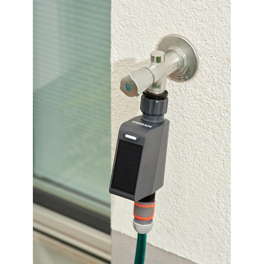Osram - Kastmisventiil päikesepaneeliga SMART+ IP55 Wi-Fi