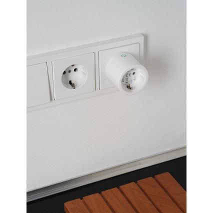 Osram - Komplekt 2x nutipistik SMART+ MATTER SCHUKO 2300W/230V/10A Wi-Fi valge