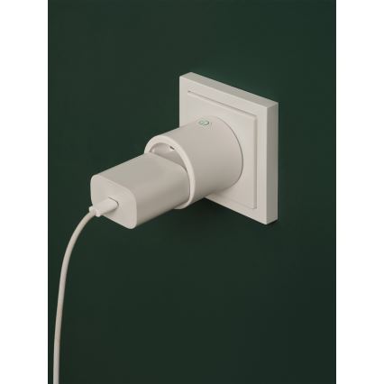 Osram - Komplekt 2x nutipistik SMART+ MATTER SCHUKO 2300W/230V/10A Wi-Fi valge