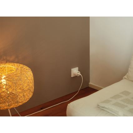 Osram - Komplekt 2x nutipistik SMART+ MATTER SCHUKO 2300W/230V/10A Wi-Fi valge