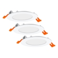 Osram - Komplekt 3 tk sissepaigaldatav laevalgusti SPOT LED/8W/230V 3000K, läbimõõt 12 cm, valge