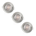 Osram - Komplekt 3x hämardatavat süvistatavat laevalgustit LED/4,9W/230V