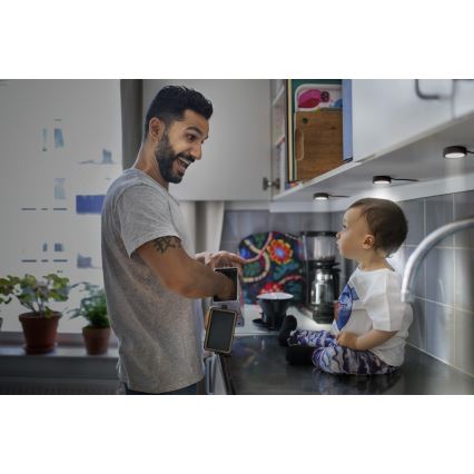 Osram - Komplekt 3x LED aluskapi valgustit UNDERCABINET LED/3W/230V 3000K must