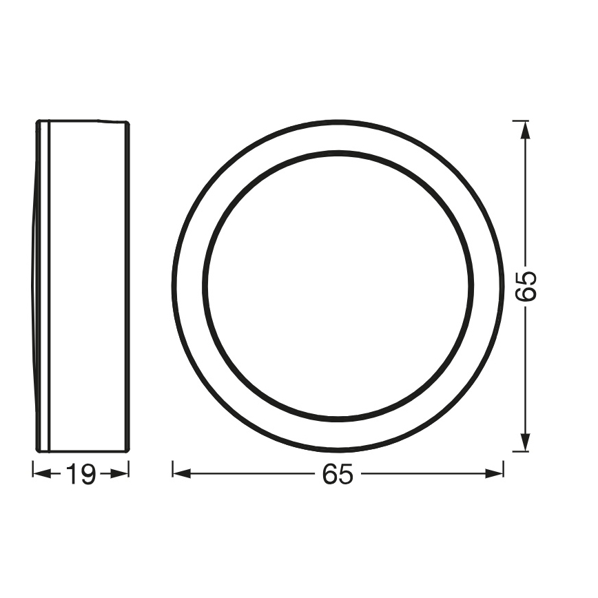 Osram - Komplekt 3x LED aluskapi valgustit UNDERCABINET LED/3W/230V 3000K must