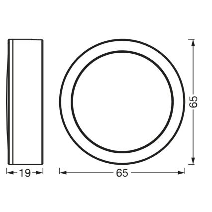 Osram - Komplekt 3x LED aluskapi valgustit UNDERCABINET LED/3W/230V 3000K valge