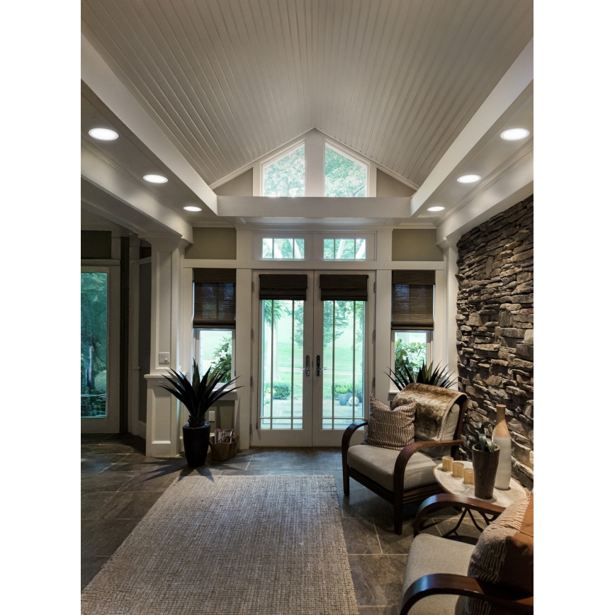 Osram - Komplekt 6× ESSENTIAL LED sisseehitatavad laevalgustid, 18 W, 230 V, 4000 K, Ø 22 cm, valge