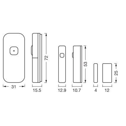 Osram - Kontaktandur SMART+ 3,7V Wi-Fi 500 mAh