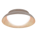 Osram - Laelamp ORBIS MILAN 2xE27/10W/230V läbimõõt 30,5 cm puitviimistlus