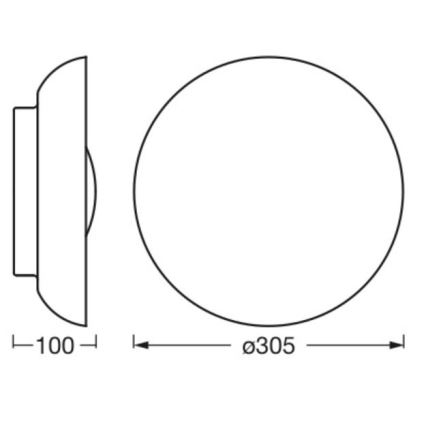 Osram - Laelamp ORBIS MILAN 2xE27/10W/230V läbimõõt 30,5 cm puitviimistlus
