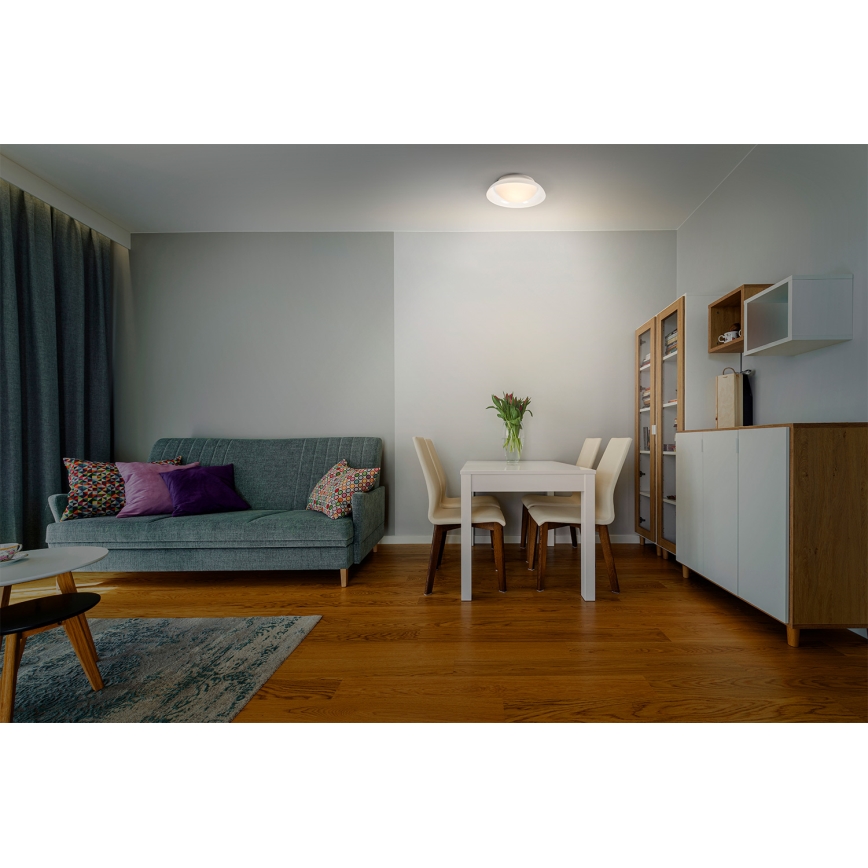 Osram - Laelamp ORBIS MILAN 2xE27/10W/230V Ø 30,5 cm, pruun