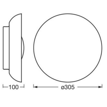 Osram - Laelamp ORBIS MILAN 2xE27/10W/230V Ø 30,5 cm, pruun