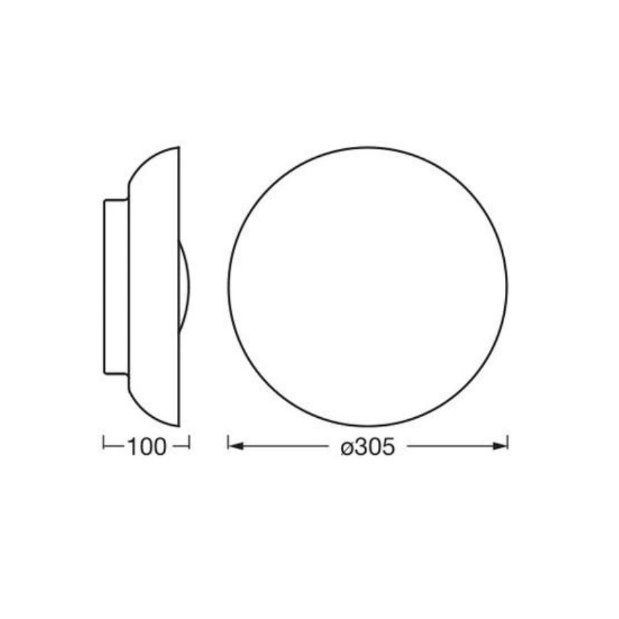 Osram - Laelamp ORBIS MILAN 2xE27/10W/230V Ø 30,5 cm, pruun
