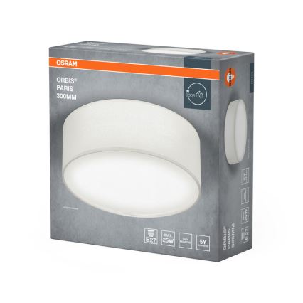 Osram - Laelamp ORBIS PARIS 1xE27/25W/230V läbimõõt 30 cm valge