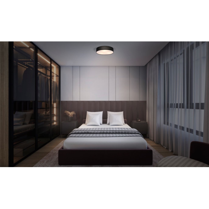 Osram - laelamp ORBIS PARIS 2xE27/25W/230V läbimõõt 40 cm must