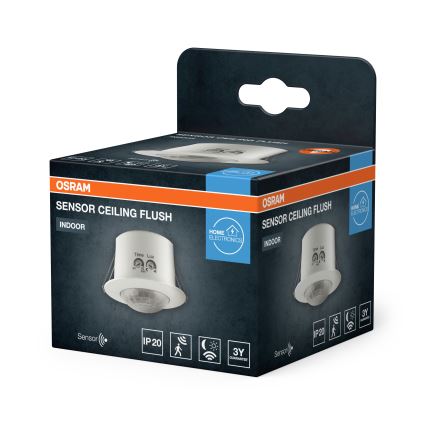 Osram - laesse süvistatav 360° liikumisandur FLUSH 230V valge