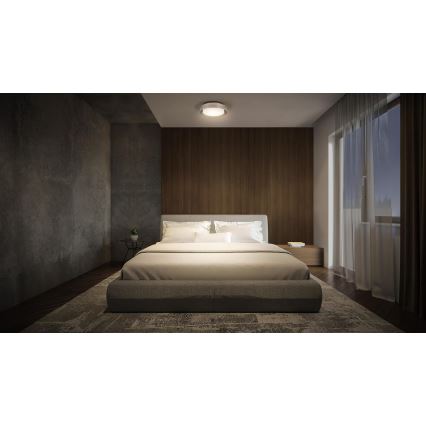 Osram - laevalgusti ORBIS MADRID 2xE27/10W/230V läbimõõt 29 cm mattkroom