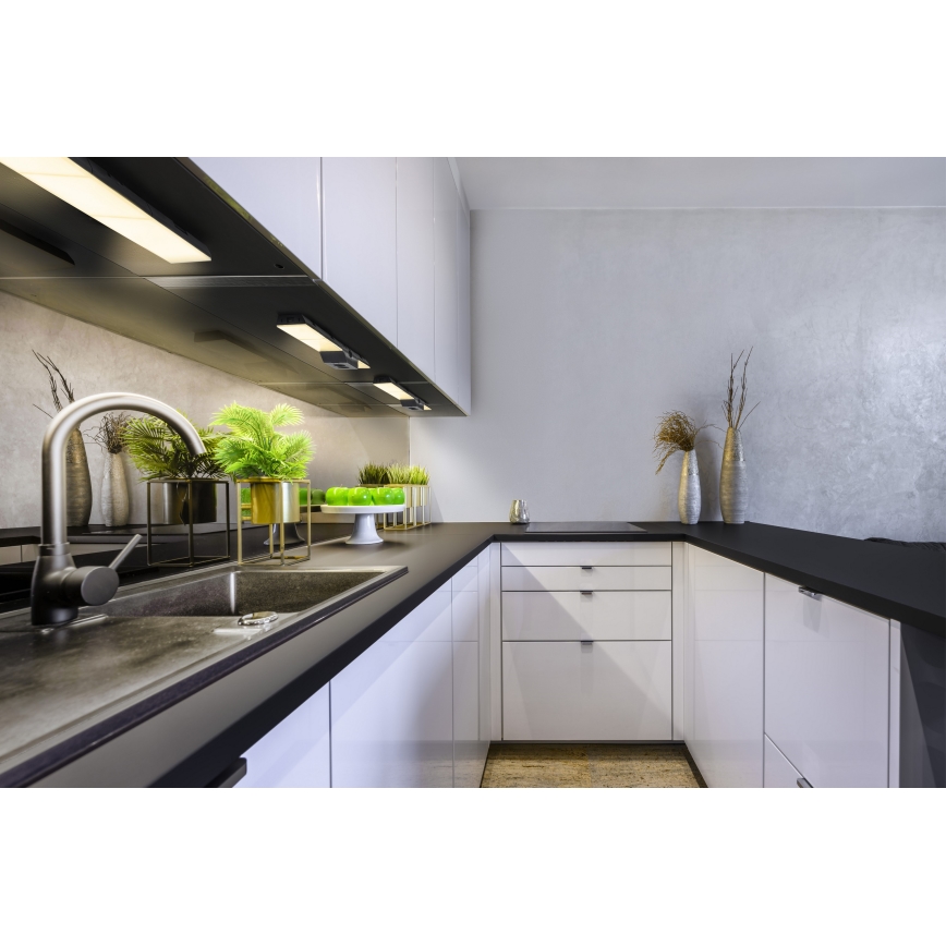 Osram - Laienduskomplekt LED kapialuse valgustile UNDERCABINET LED/3,85W/36V 3000K 8,1x17,9 cm must