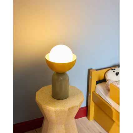 Osram - Laualamp DECOR BOWL 1xE14/25W/230V roheline/kollane