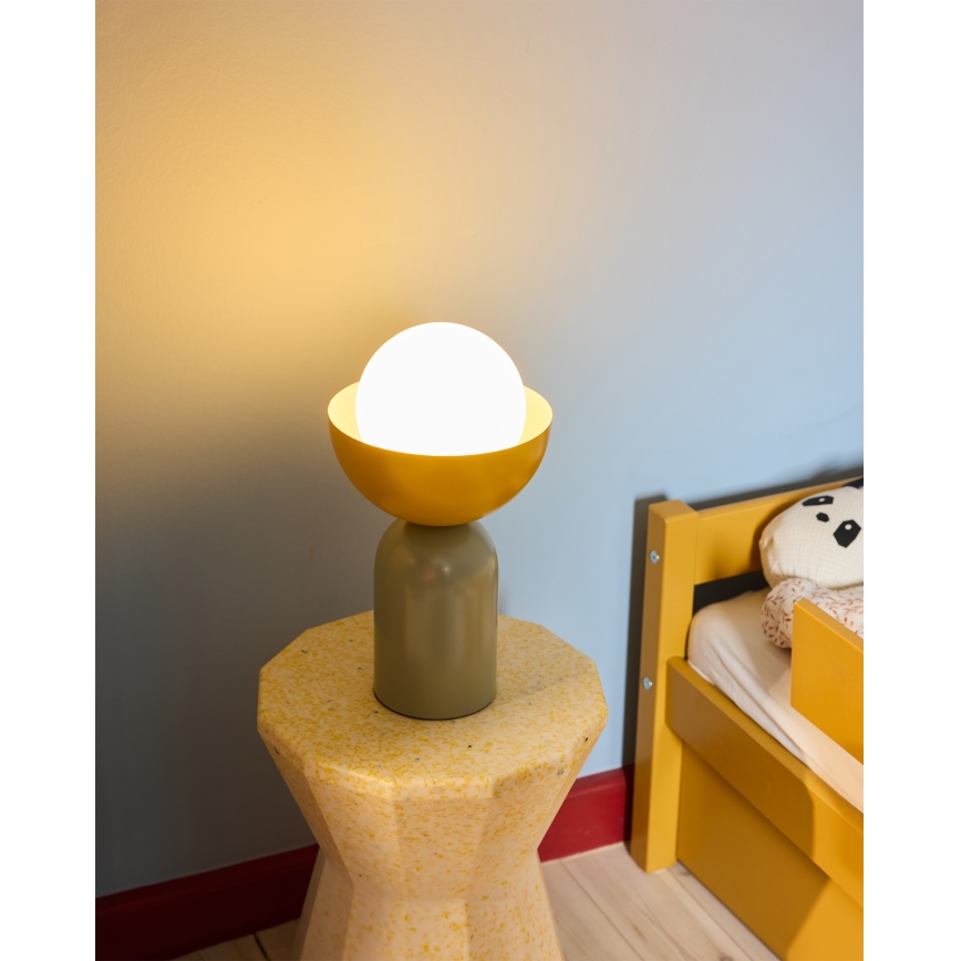 Osram - Laualamp DECOR BOWL 1xE14/25W/230V roheline/kollane