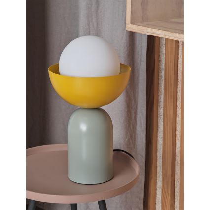 Osram - Laualamp DECOR BOWL 1xE14/25W/230V roheline/kollane