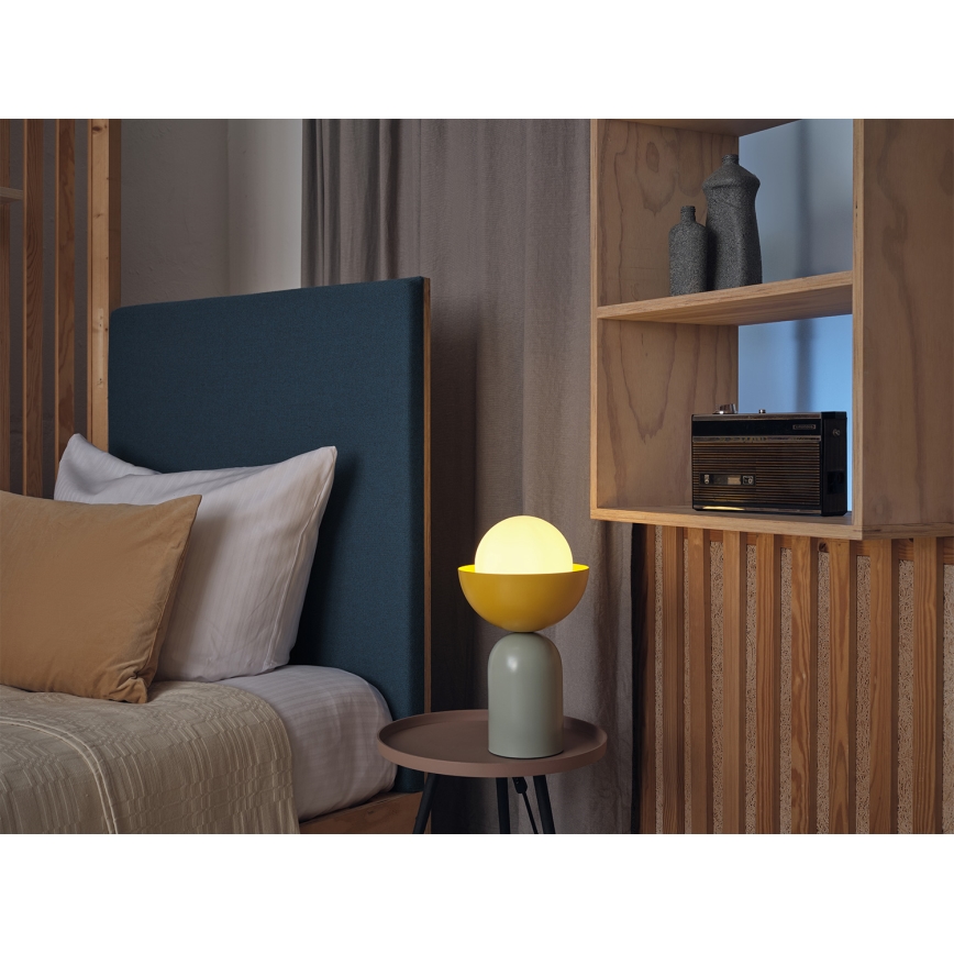 Osram - Laualamp DECOR BOWL 1xE14/25W/230V roheline/kollane