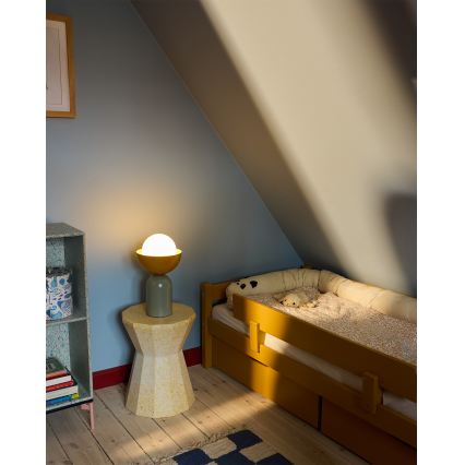 Osram - Laualamp DECOR BOWL 1xE14/25W/230V roheline/kollane