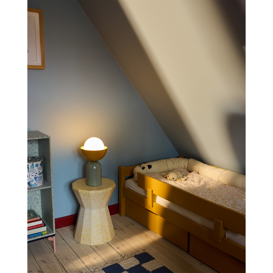 Osram - Laualamp DECOR BOWL 1xE14/25W/230V roheline/kollane