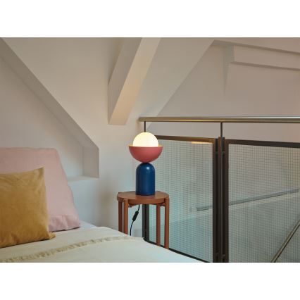 Osram - laualamp DECOR BOWL 1xE14/25W/230V sinine/roosa