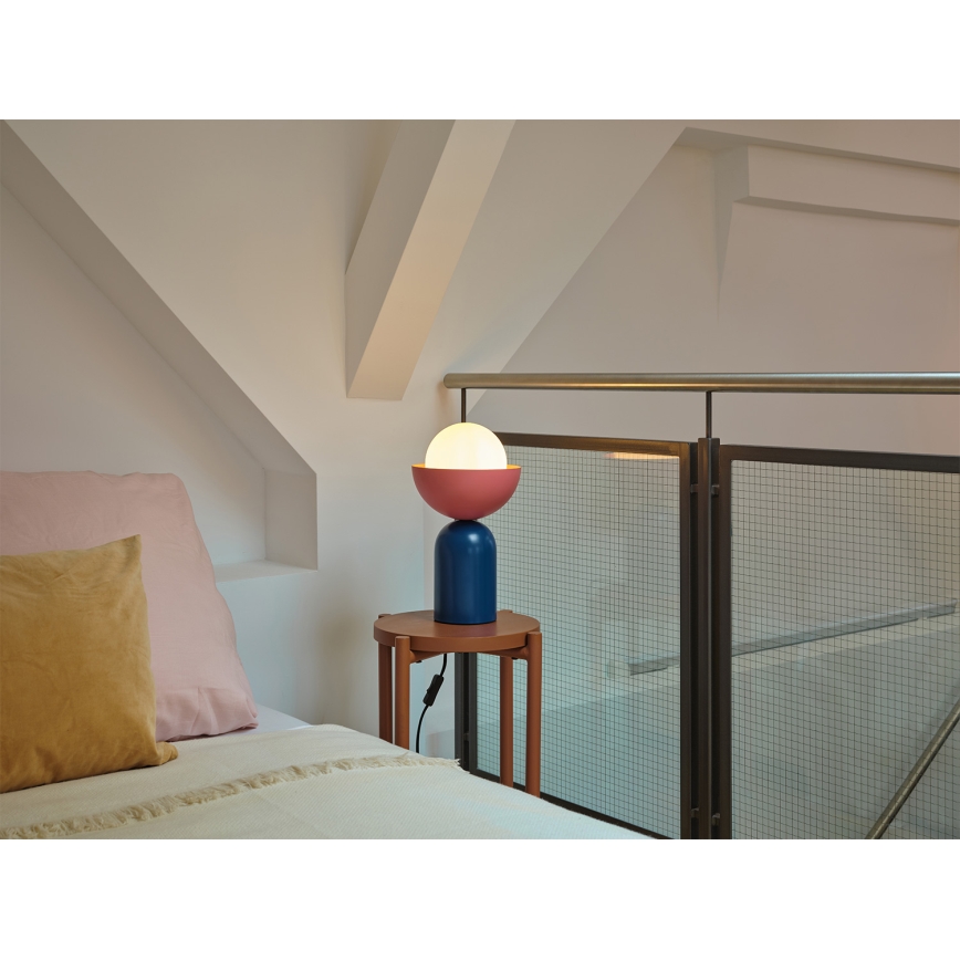 Osram - laualamp DECOR BOWL 1xE14/25W/230V sinine/roosa