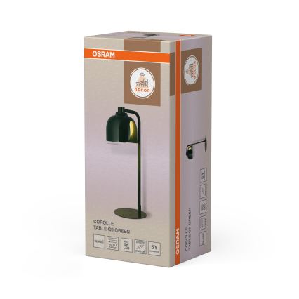 Osram - laualamp DECOR COROLLE 1xG9/20W/230V roheline